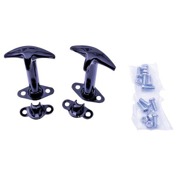 Outland Hood Catch - Vertical Mount - Each - Black - 7601