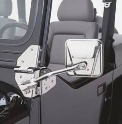 Jeep CJ Rampage Side Mirrors - Black - 7617