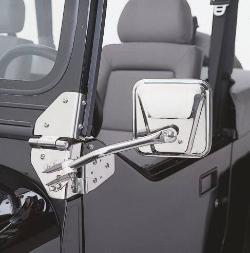 Jeep CJ Rampage Side Mirrors - Black - 7617