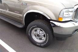 Ford F350 Superduty Putco Stainless Steel Fender Trim - Full - 97216