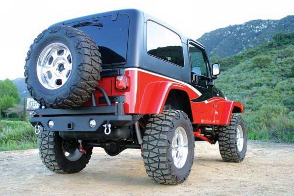 Jeep Wrangler Rampage Recovery Bumper - Rear - 76605