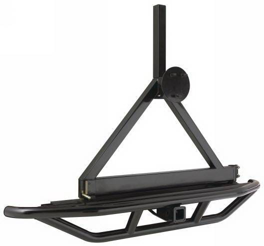 Jeep Wrangler Rampage SRS Rear Bumper with Tire Carrier - 76621