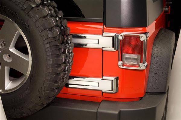 Jeep Wrangler Putco Chrome Rear Hinge Cover - 401266 thumbnail 2
