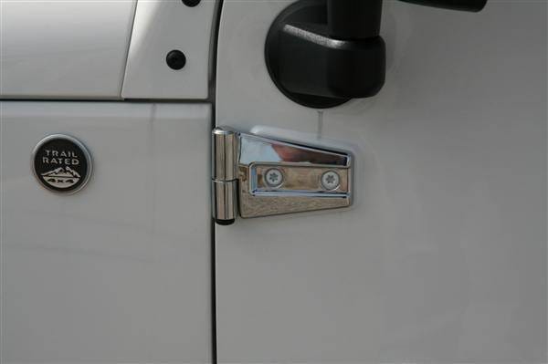 Jeep Wrangler Putco Chrome Hinge Covers - 401271 thumbnail 2