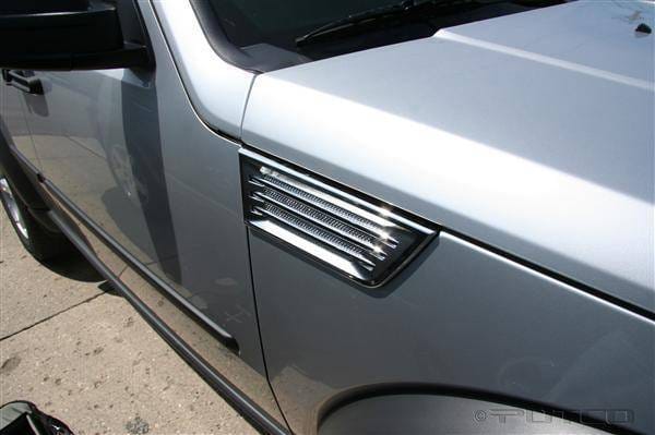 Dodge Nitro Putco Chrome Side Vents - 401662