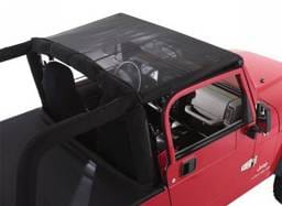 Jeep Wrangler Rampage Mesh Island Topper with Pocket - 91805