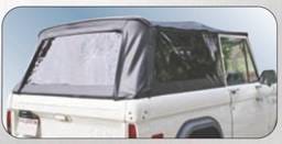 Ford Bronco Rampage Complete Top - Frame & Hardware - Black - 98501