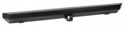 Jeep Wrangler Rampage Rock Rage Rear Bumper with 2 Inch Receiver - Black Textured Finish - 99801