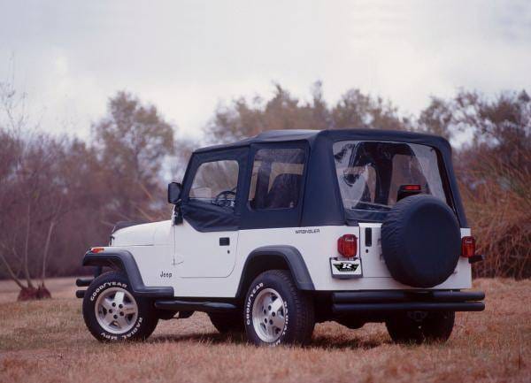 Jeep Wrangler Rampage Soft Top - OEM Replacement - with Door Skins - Khaki Diamond with Tint Windows - 99536