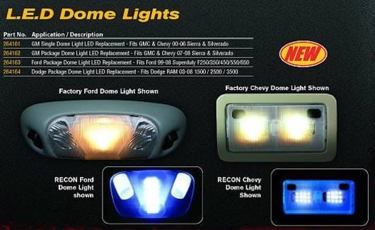Ford Superduty Recon Dome Light Set LED Replacement - 264163