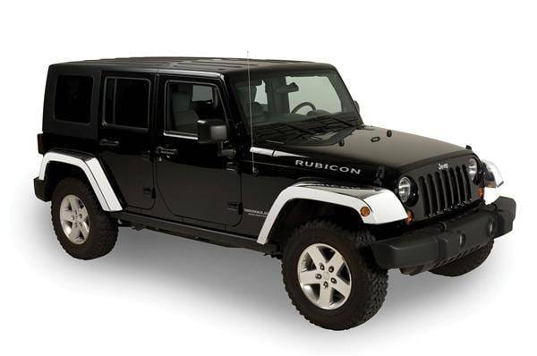 Jeep Wrangler Putco Chrome ABS Fender Flares - 403505 thumbnail 3
