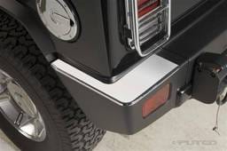 Hummer H2 Putco Chrome Rear Bumper Trim - 404203