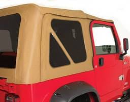 Jeep Wrangler Rampage Mesh Windows - 3PC - Spice - 799617