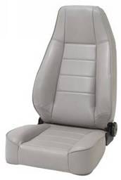 Jeep CJ Rampage OE Style Replacement Seat with Recliner - Black Denim - 5045015