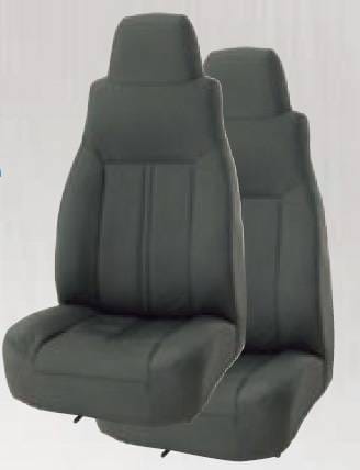 Jeep Wrangler Rampage Factory Style Recliner with Late Model Headrest - Grey Denim - 5045111