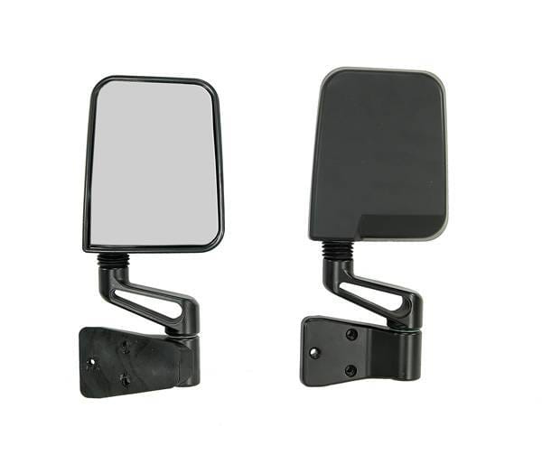 Rugged Ridge Factory Style Mirror - Pair - UV Treated Black Plastic - 11002-03