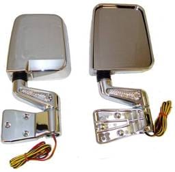 Rugged Ridge LED Mirror - Pair - Chrome - 11016-01