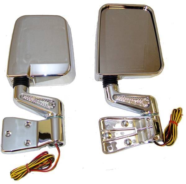 Rugged Ridge LED Mirror - Pair - Chrome - 11016-01