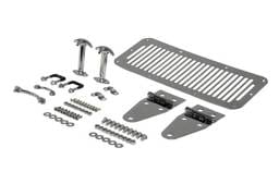 Rugged Ridge Hood Kit - For Use with Full Doors - Stainless Steel - 11101-01