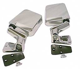 Rugged Ridge Factory Style Mirror - Pair - Chrome Plastic - 11010-04