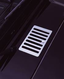 Rugged Ridge Hood Vent Cover - Stainless Steel - 11117-04