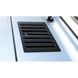 Rugged Ridge Hood Vent Cover - Black - 11206-06