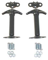 Rugged Ridge Hood Catch - Vertical Mount - Pair - Black - 11210-02