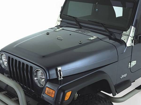 Rugged Ridge Complete Hood Kit - Stainless Steel - 11185-65