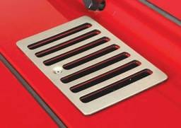 Rugged Ridge Hood Vent - Stainless Steel - Drilling May Be Required - 11185-69