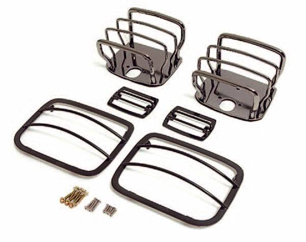 Rugged Ridge Euro Guard Kit - Headlight & Turn Signal Guard - Black - 11230-02