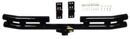 Rugged Ridge Rear Tube Bumper - Black Powdercoated - 11503-01