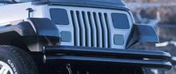 Rugged Ridge Molded Fender Guard - Smoked Acrylic - 11351-02