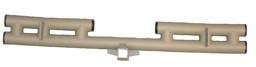 Rugged Ridge Rear Tube Bumper with Receiver - Titanium - 11531-01