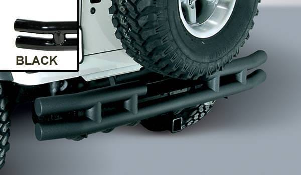 Outland Rear Tube Bumper with Hitch - Black - 11570-04