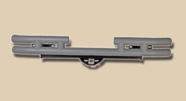 Outland Rear Tube Bumper with Hitch - Titanium - 11572-04