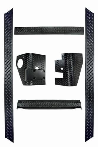 Rugged Ridge Body Armor Kit - 6 Piece - 11650-61