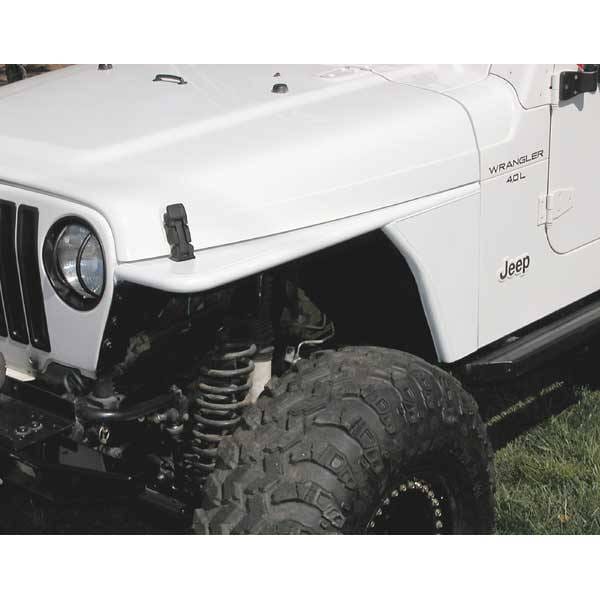 Rugged Ridge RRC - Tubular Flat Fender - Factory Inner Liner Flat Fender - Pair - Front - 12004-53