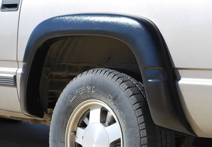 Chevrolet C3500 Prestige Rear Pair EX Wide Style Textured Fender Flare Set - EX101TB thumbnail 3