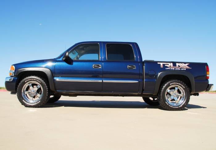 Chevrolet Silverado Prestige Complete EX Wide Style Textured Fender Flare Set - EX103T