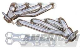 Ford Mustang Pypes Polished 304 Stainless Steel Shorty Headers - 20030