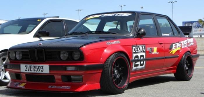 BMW 3 Series DTM Fiberwerkz Fender Flares - E30 Rivet On thumbnail 4