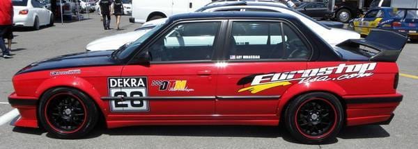 BMW 3 Series DTM Fiberwerkz Rivet On Style Fender Flares - E30-RIVET-ON thumbnail 3