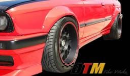 BMW 3 Series DTM Fiberwerkz Fender Flares - E30 Rivet On