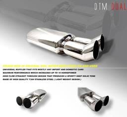 Option Racing DTM Dual Tip 3 inch 44-99115