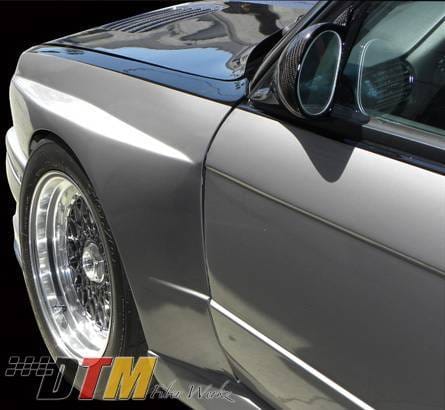BMW 3 Series DTM Fiberwerkz Evo R Style Widebody Front Fenders - E30 EVO R f