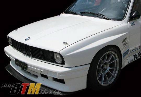 BMW 3 Series DTM Fiberwerkz EVO R Style Wide Body Front Fenders - E30-EVO-R-F thumbnail 5
