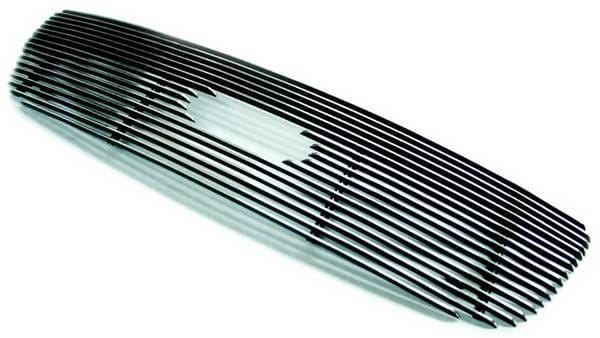 Ford F150 IPCW Billet Grille - Bolt-On with Logo Hole - 2 Bars - CWOB-99FDBL