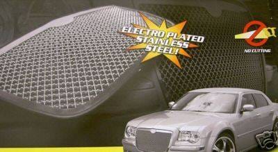 Euro Mesh Grille - Chrome Gunmetal thumbnail 2