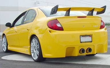 Kaminari Rear Wing Carbon Fiber Accents (K010850C)