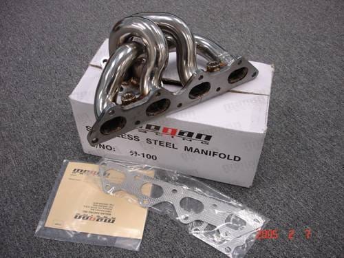 Mitsubishi Lancer Megan Racing Exhaust Manifold - T-304 Stainless Steel - MR-SSH-MLE03